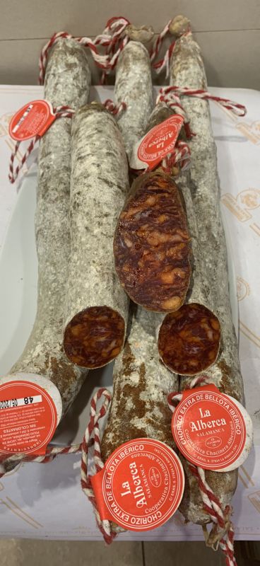 PRECIO DEL  KILO DE CHORIZO BELLOTA DE LA ALBERCA